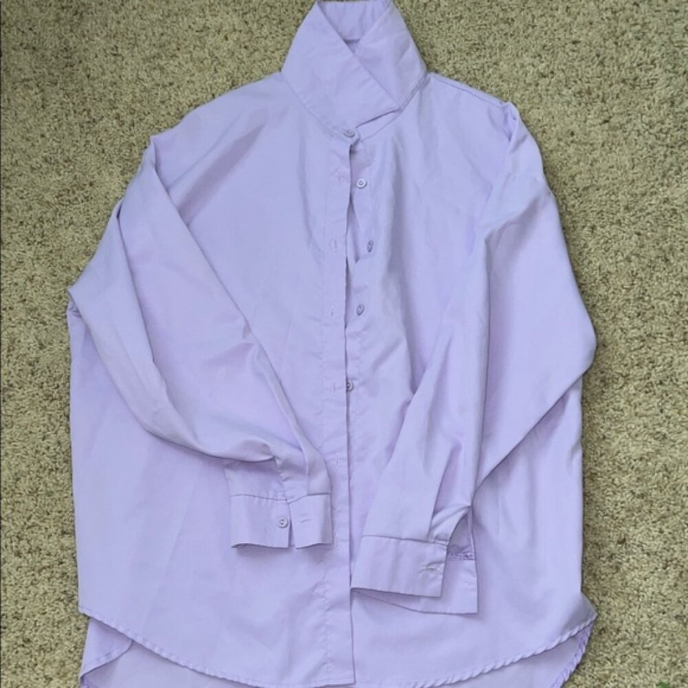 SHEIN Lavender Dress Shirt for Men